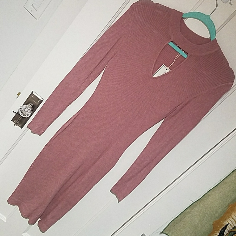 Mandees pink chiffon dress